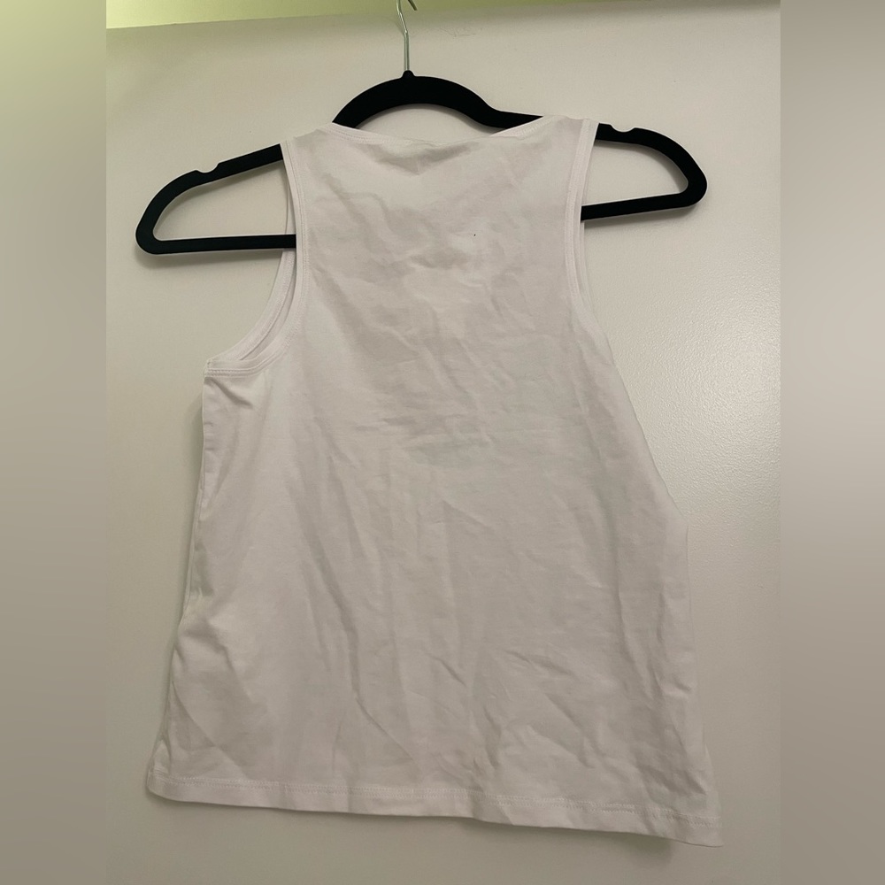 White tank top from Turkey.